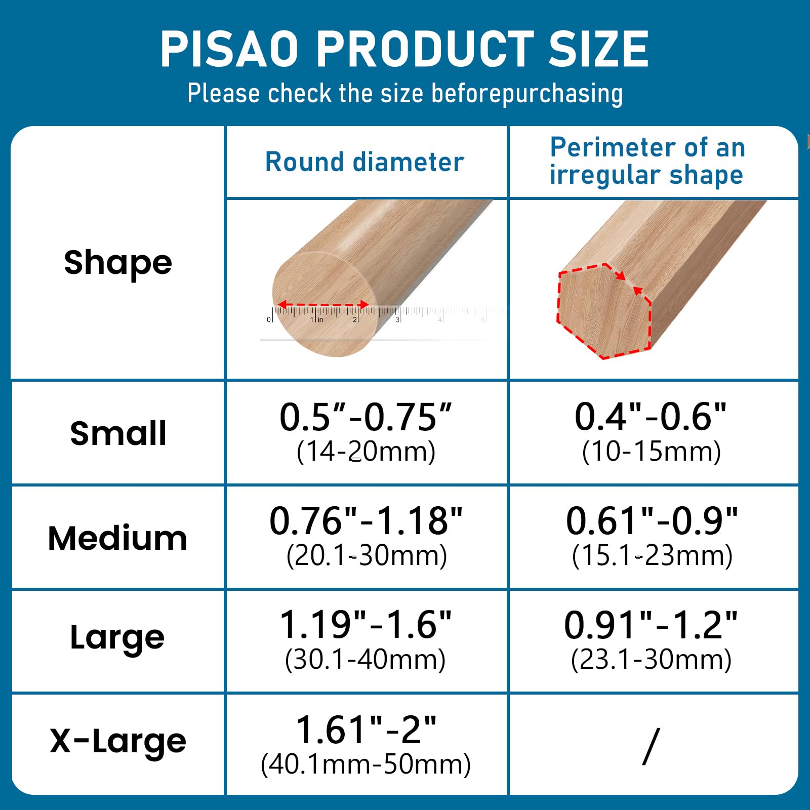 PISAO easy-slip-on silicone cap protects chair legs.