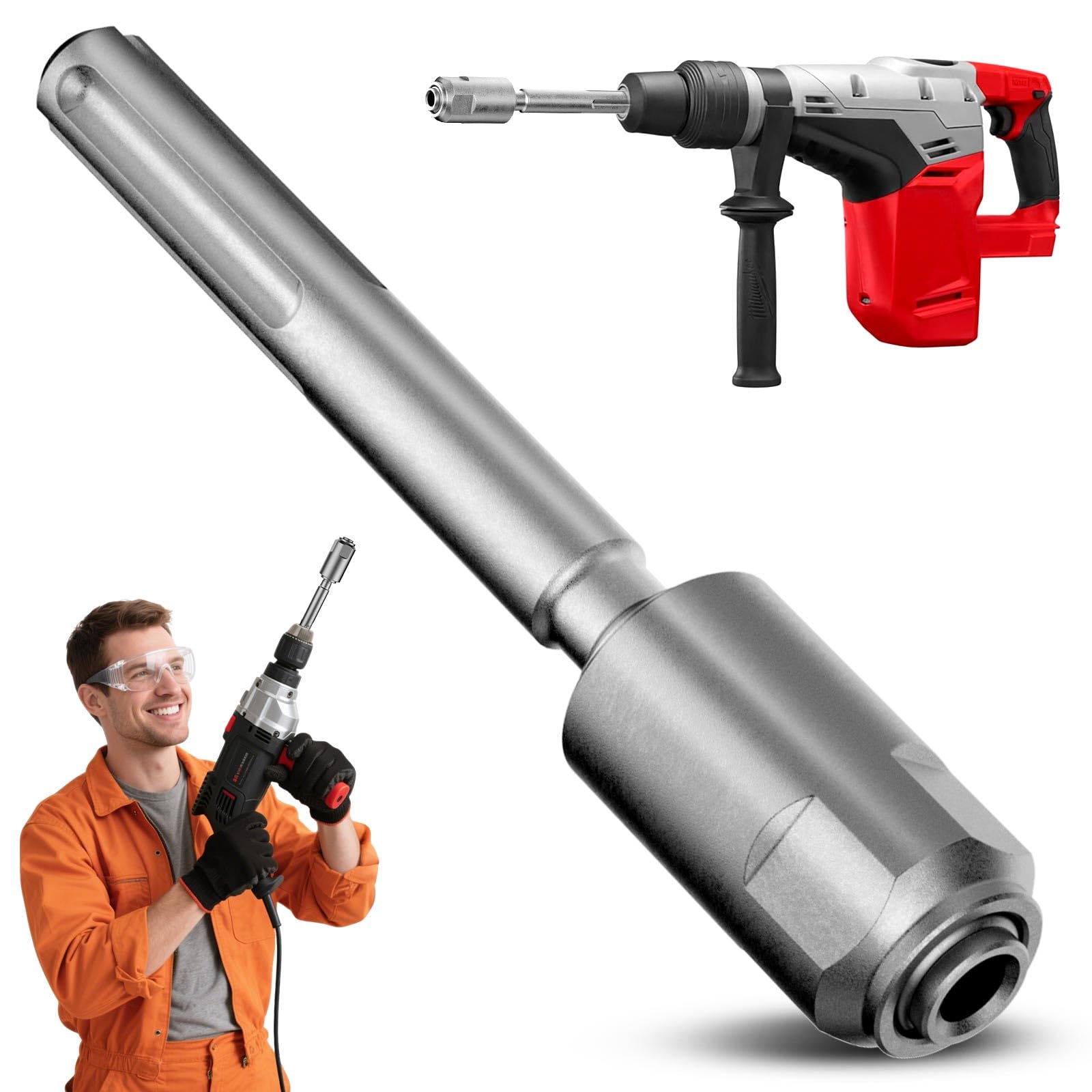 Pisman SDS Max to SDS Plus adapter outer view highlights sturdy build