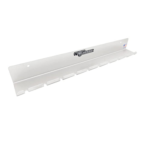 Pit Posse PP3118 aluminum rack demonstrates durable construction for 10 tools.