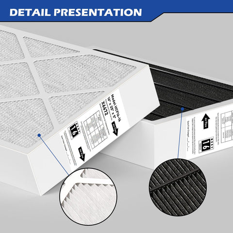 Pitymody X6672 filter packaging box indicating easy replacement.
