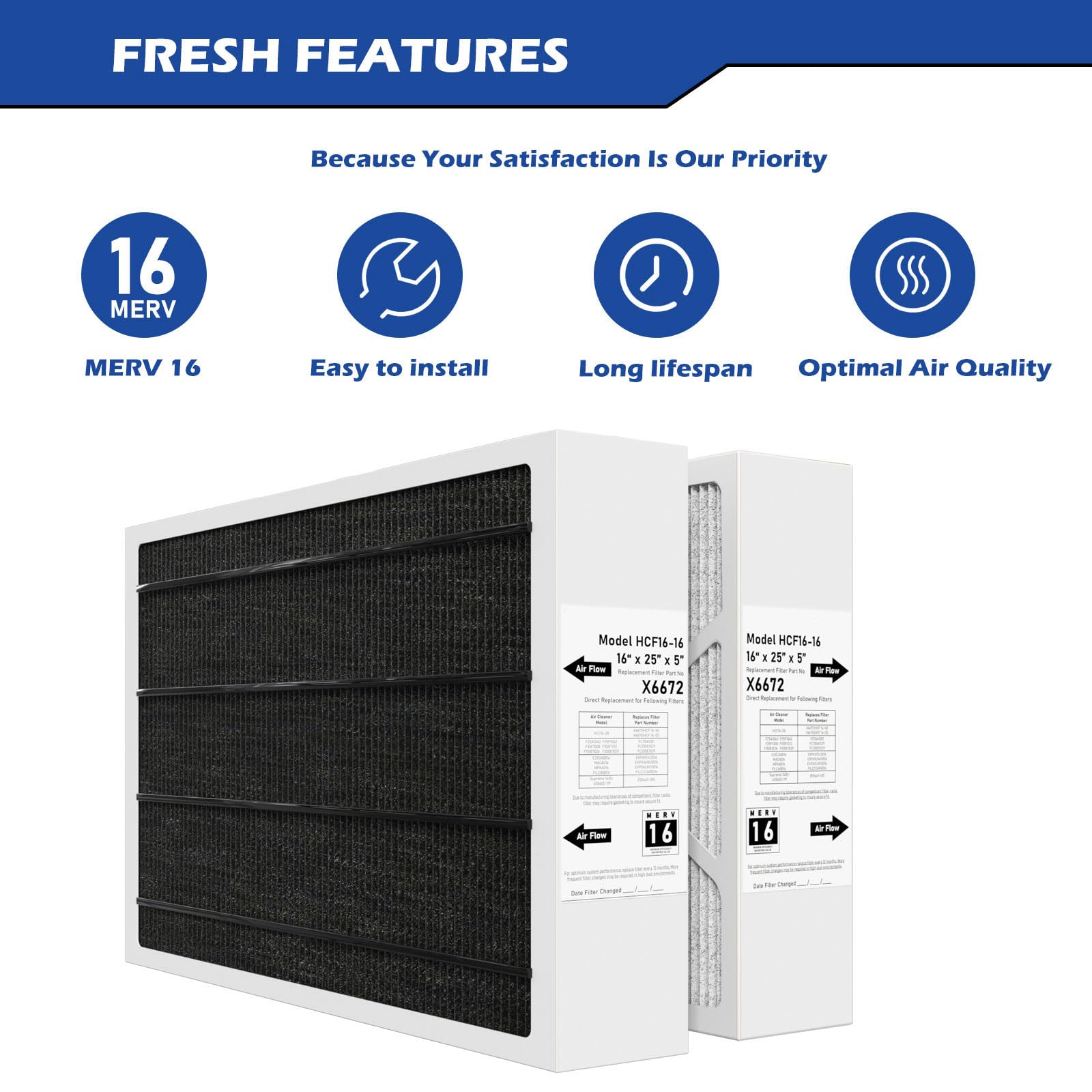 Actual size note 15.7 x 24.7 x 4.4 in ensures accurate fit.