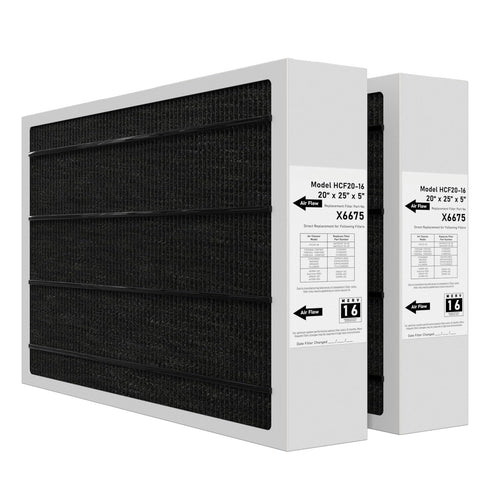 Pitymody X6675 MERV 16 air filter fits 20x25x5 for improved indoor air quality