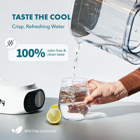 PIURIFY filtration chamber visualization hints at 6-month UltraFiltration capability.