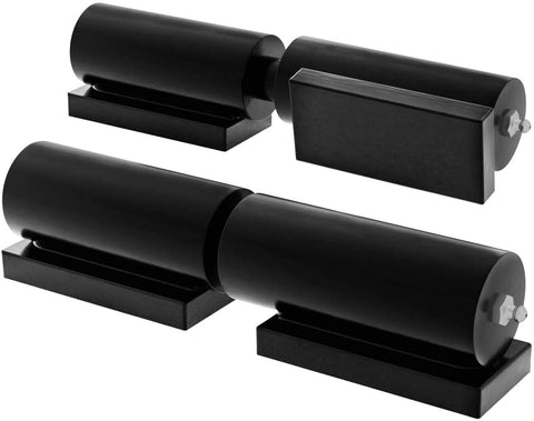 Pixplex heavy duty gate hinges 7 inch close-up shows robust cold-rolled steel.