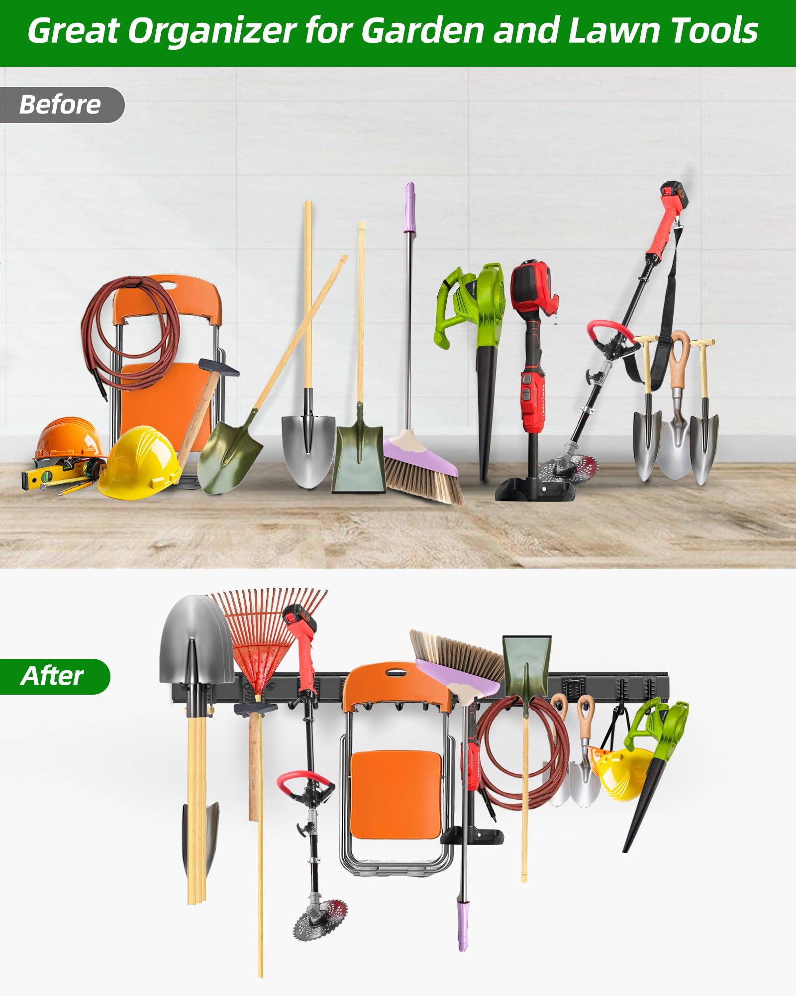 PIYILO soft-coated hooks protect tool finishes during placement.
