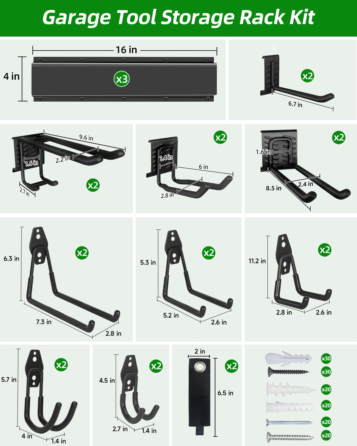 PIYILO decluttering solution makes yard tools easy to reach.