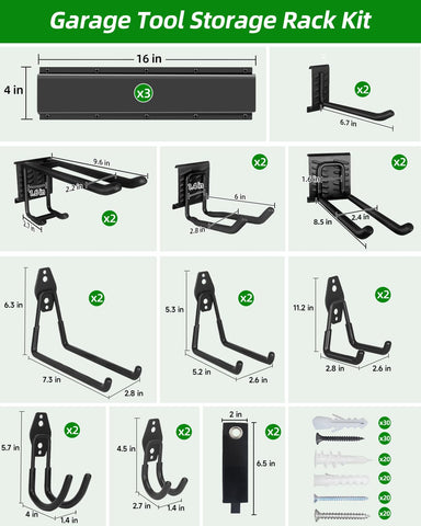 PIYILO decluttering solution makes yard tools easy to reach.