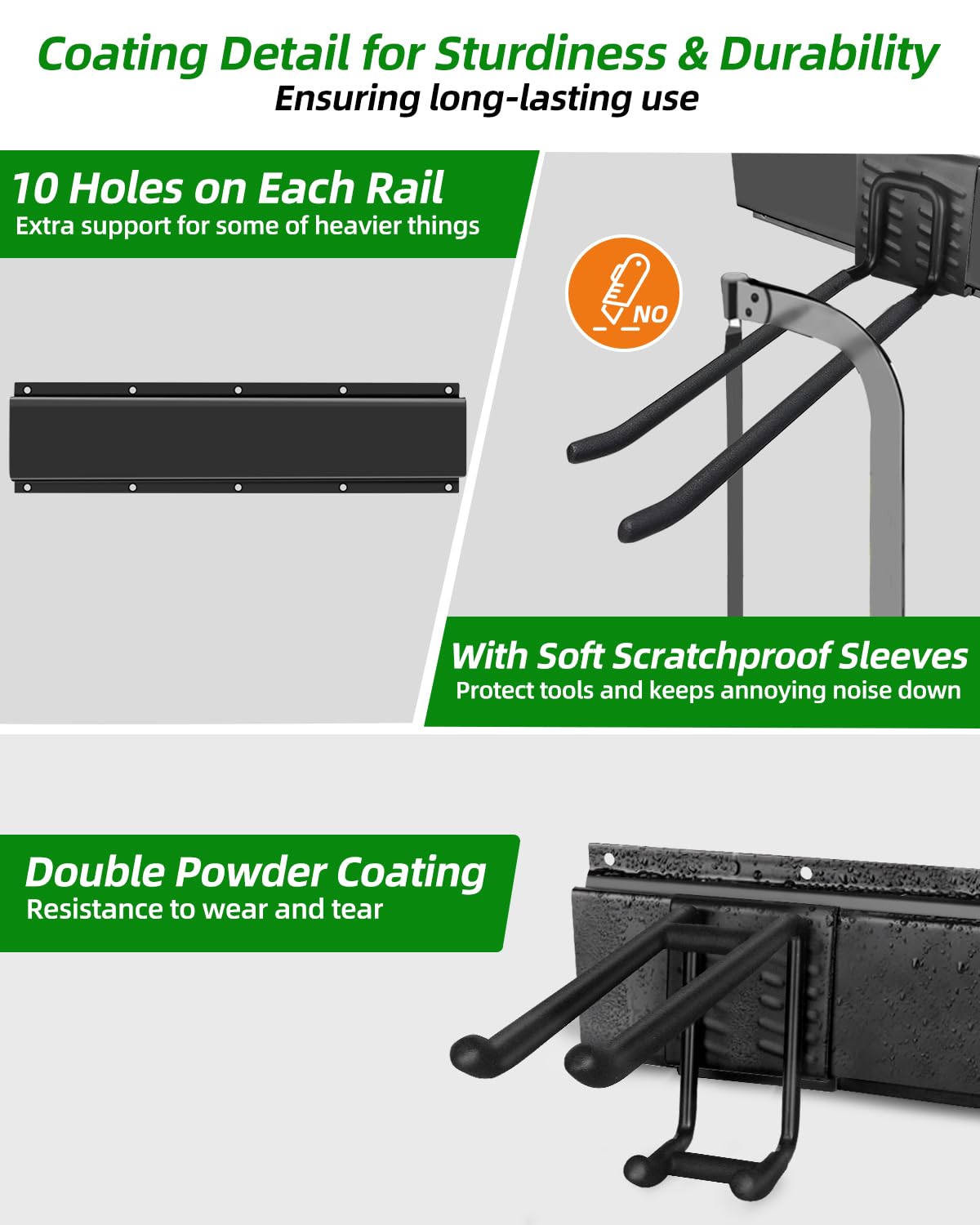 PIYILO easy installation on plaster, wood, brick, or concrete.