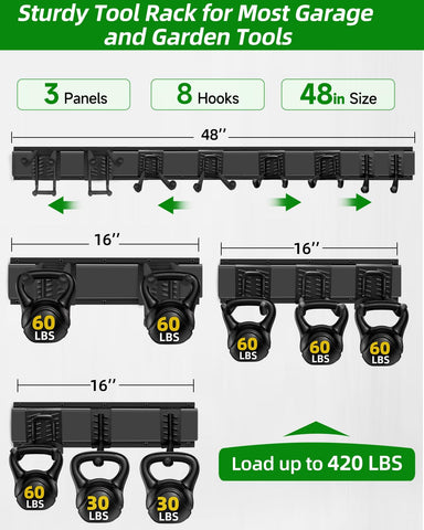 PIYILO extension cords storage keeps cords tidy and reachable.