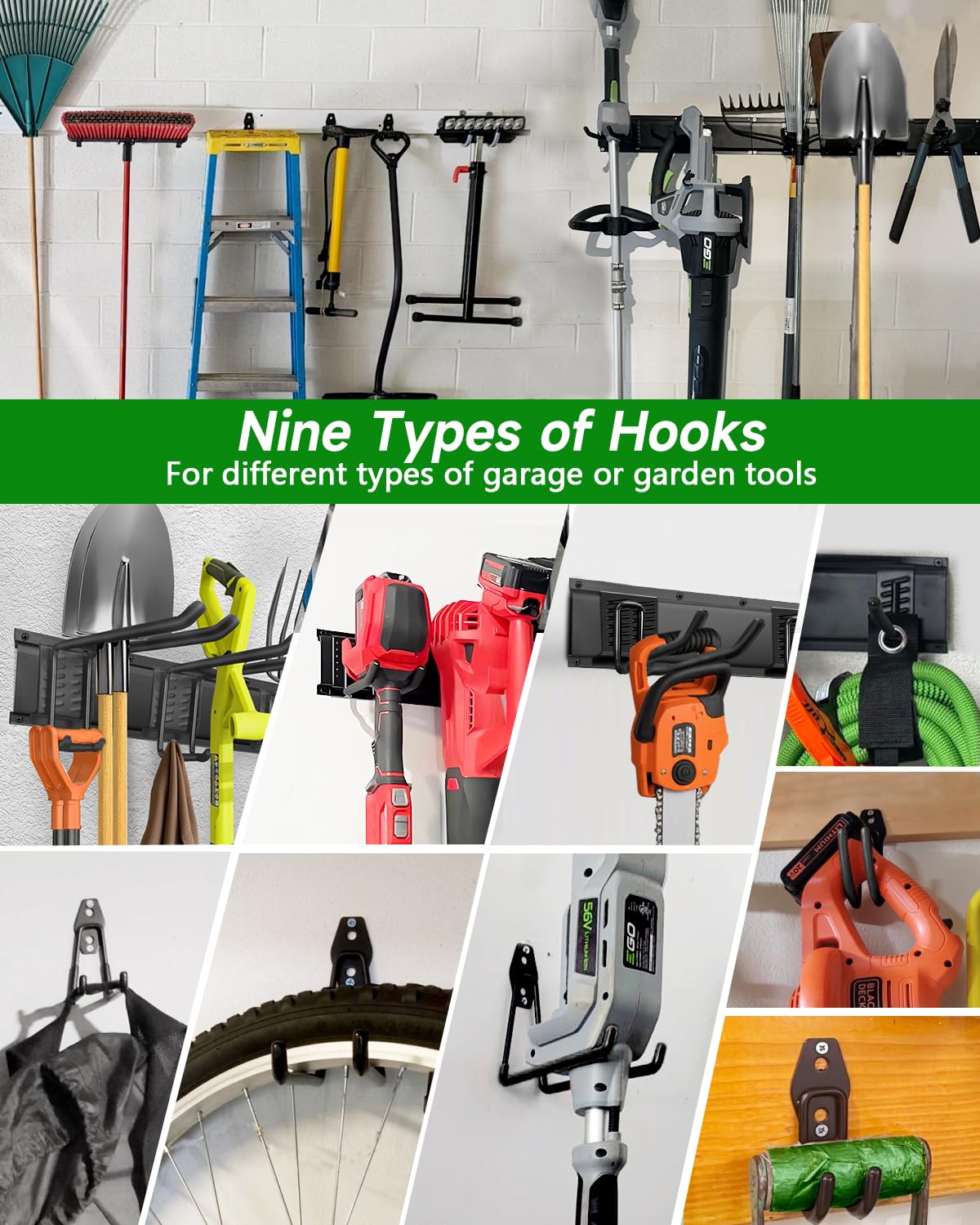 PIYILO heavy-duty alloy steel hooks offer strong grip.
