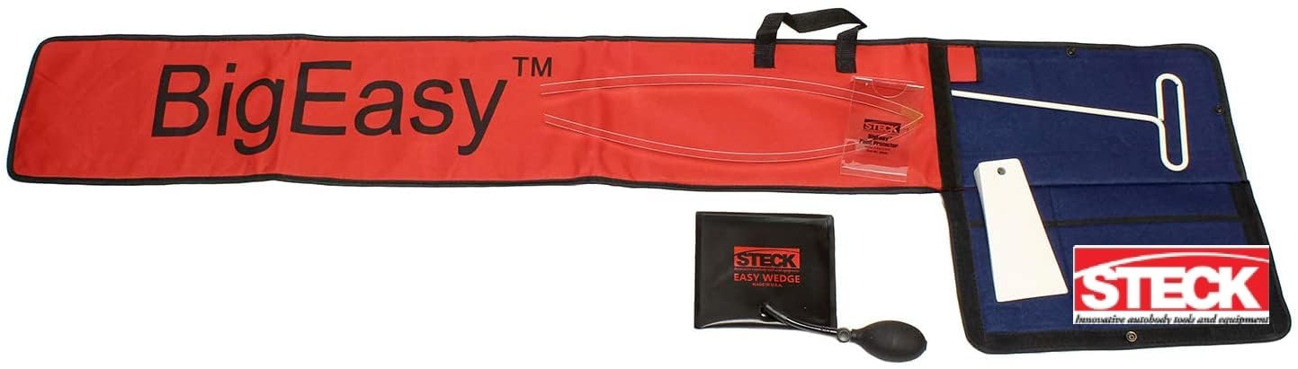 Pizety Delux Kit in use demonstrates smooth wedge insertion and stabilization.