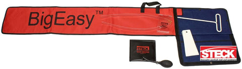 Pizety Delux Kit in use demonstrates smooth wedge insertion and stabilization.