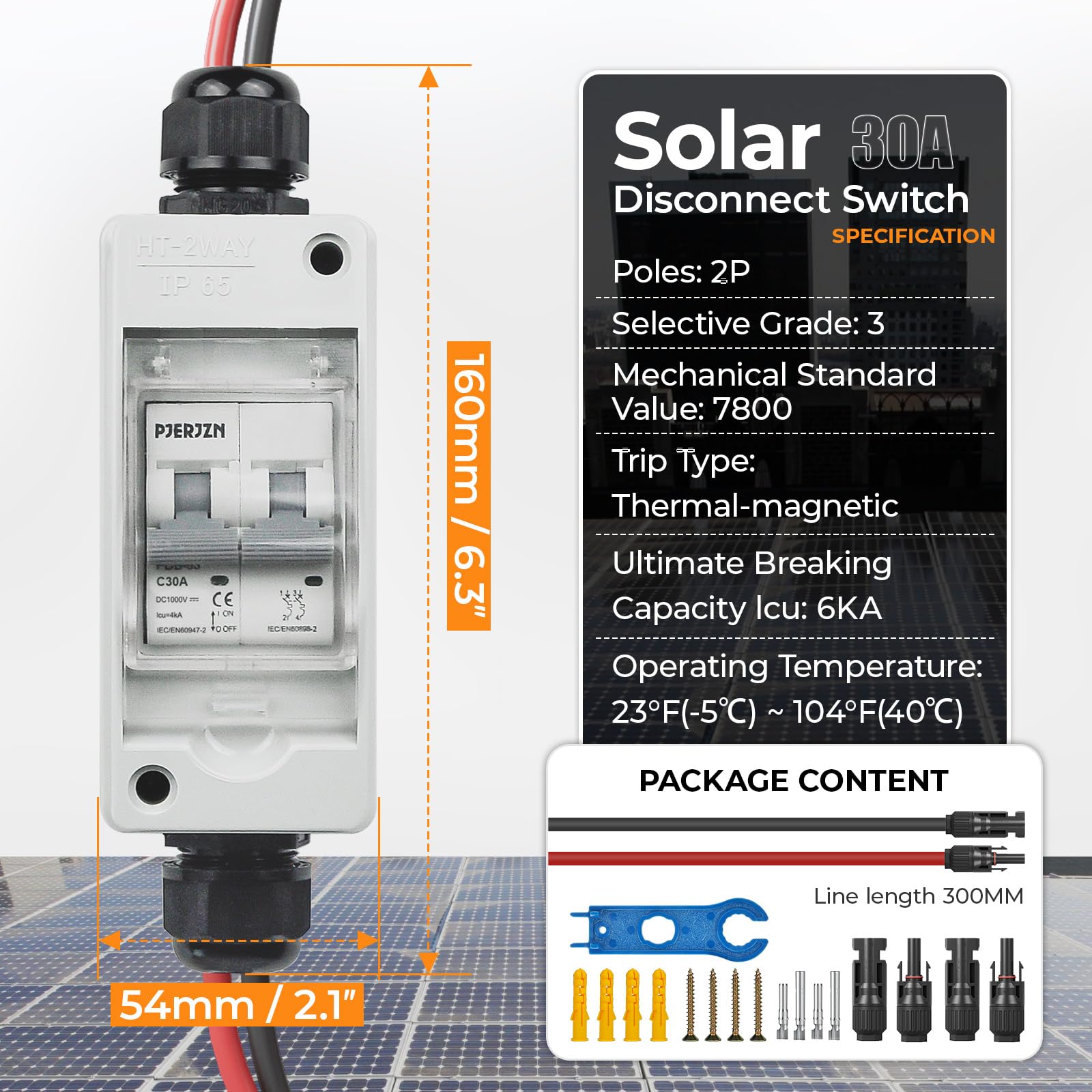 Pjerjzn solar system in use illustrates safe, reliable PV connectivity.