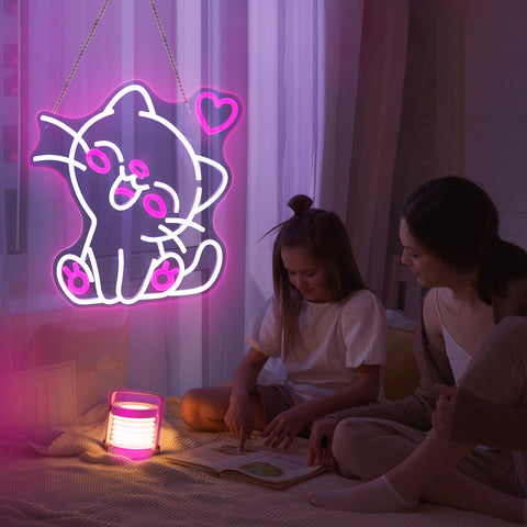 Pkshfja neon light adds color and vibe to parties and events