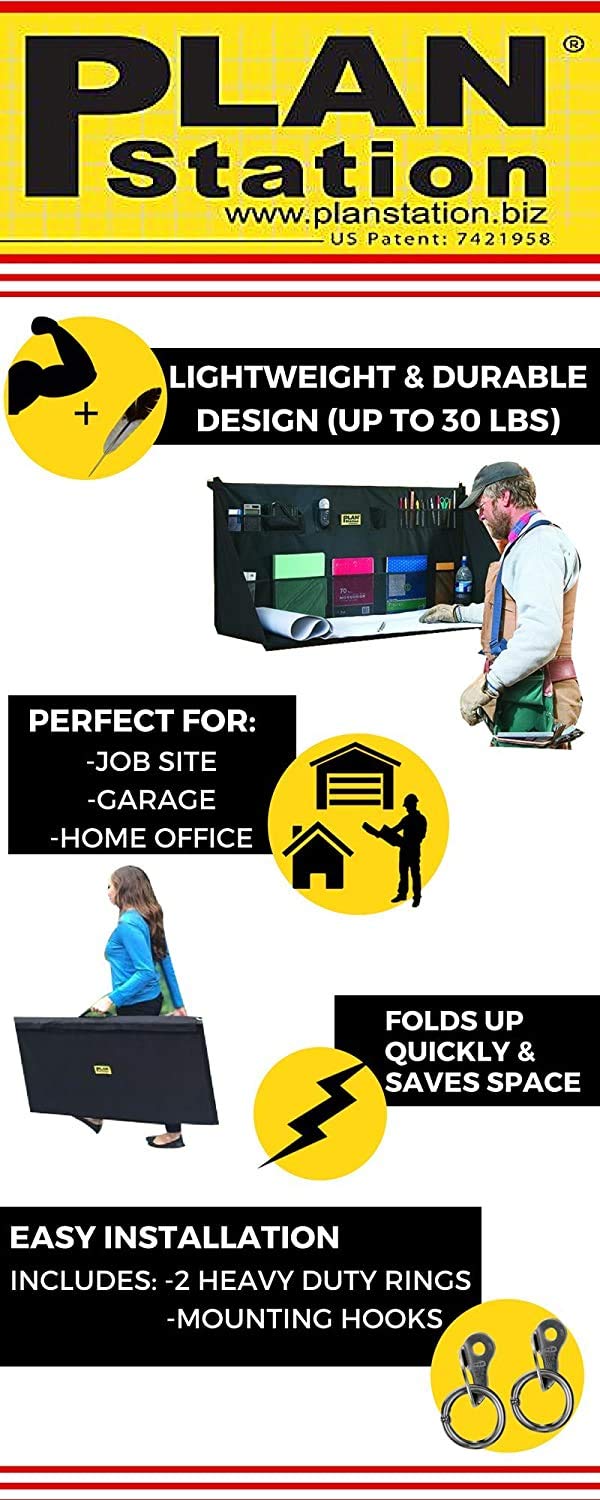 Plan Station PRO WS3800 portable desk keeps tools within reach