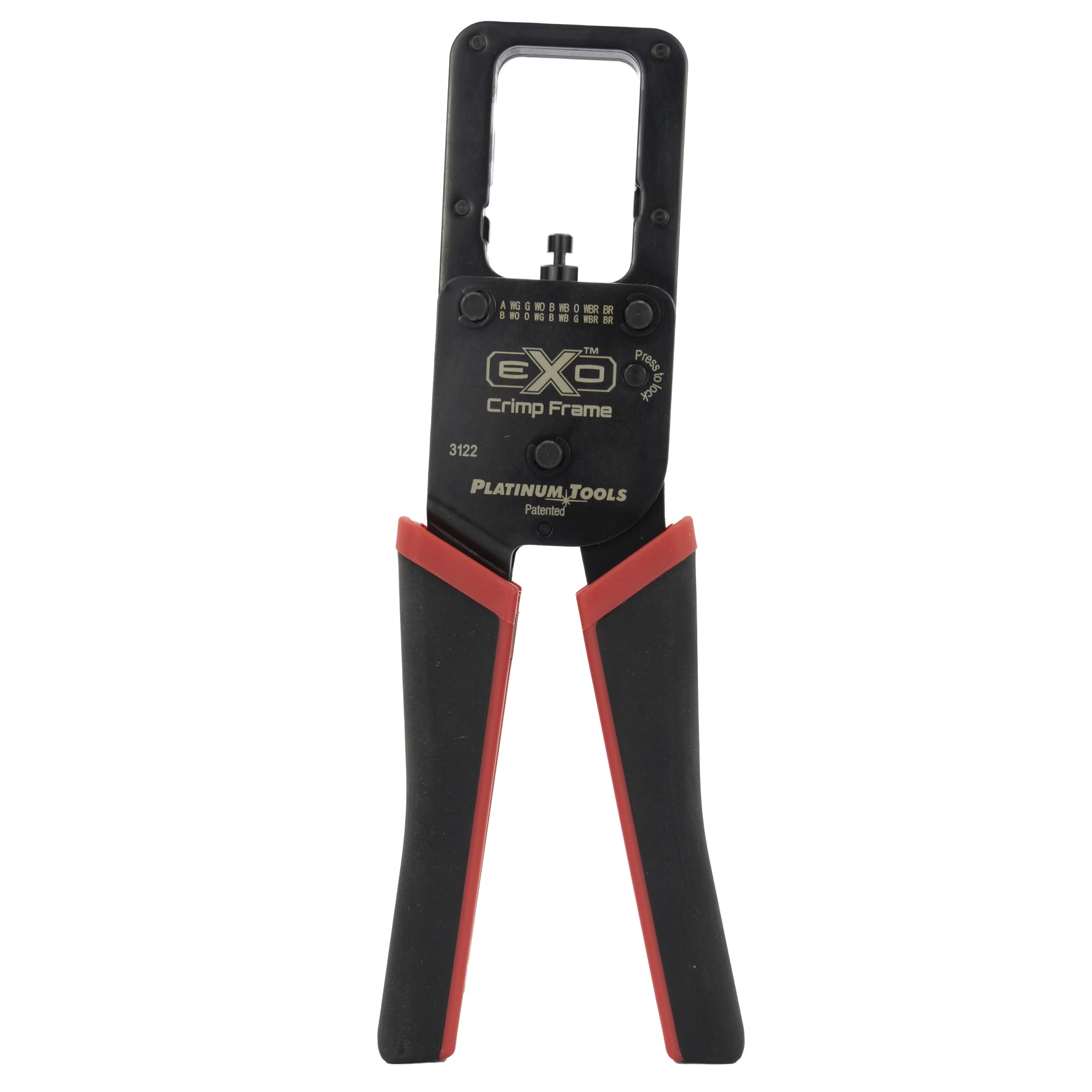 Platinum Tools EXO EX Die Set for ezEX-RJ45 demonstrates easy insertion for reliable terminations.