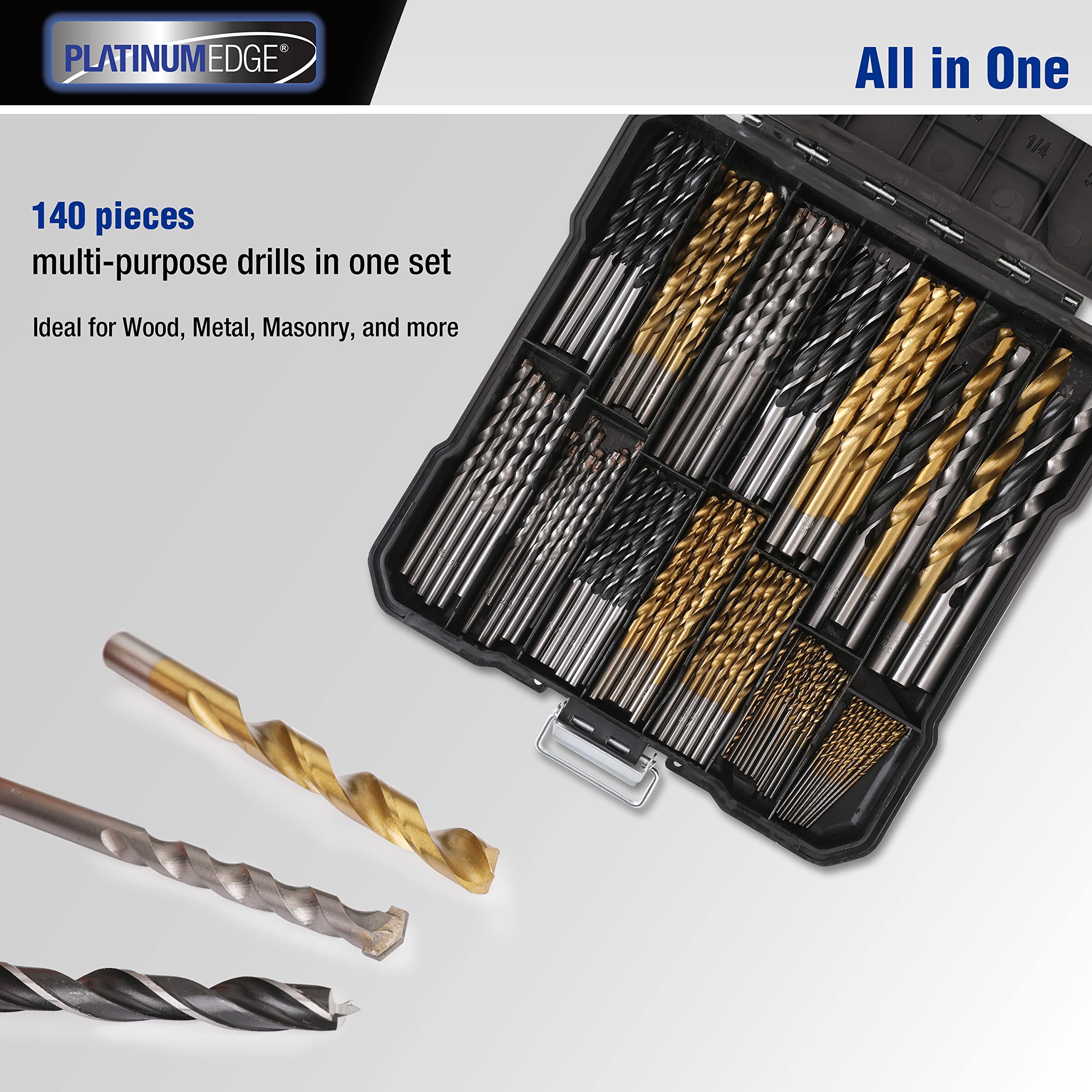 PLATINUMEDGE 26 masonry bits for brick and concrete drilling