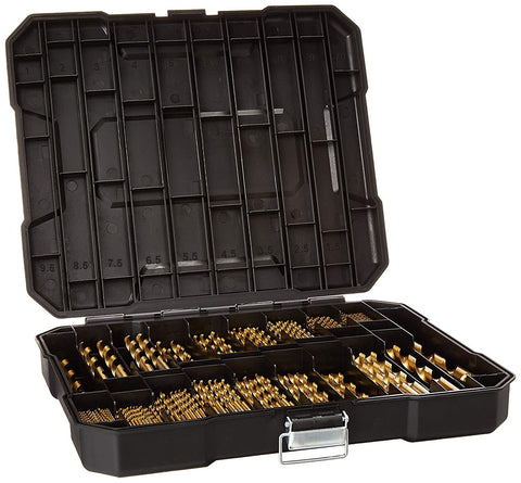 PLATINUMEDGE metric 230-piece drill set for versatile wood, metal, and plastic projects