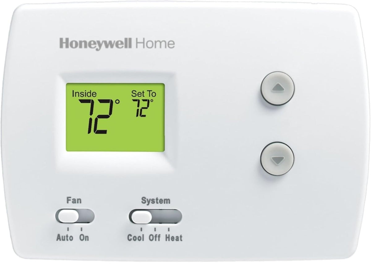 Playhardest Honeywell TH3110D1008 display shows current and set temps clearly.