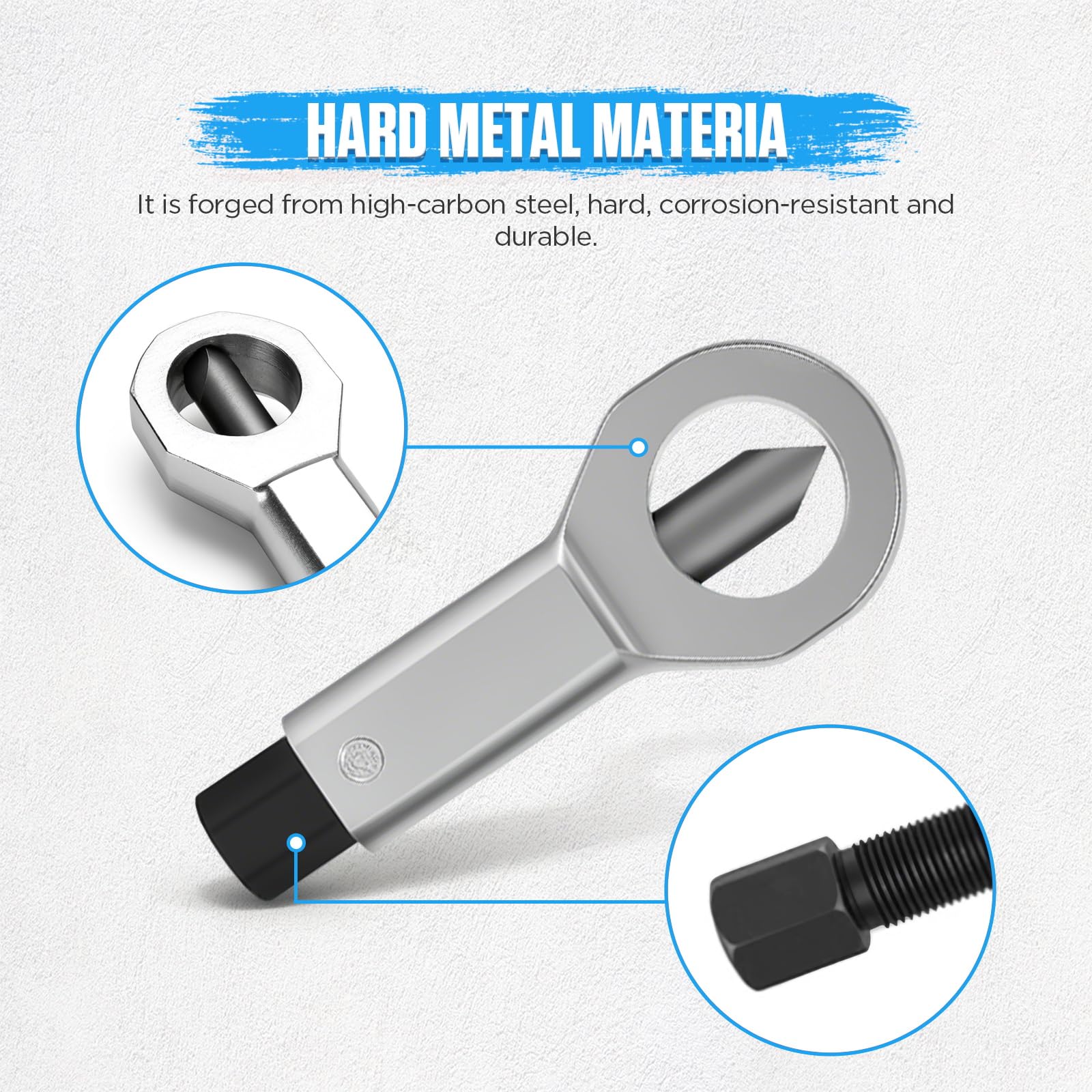 PLAYOCCAR nut splitter forged handle designed for steady manual operation.
