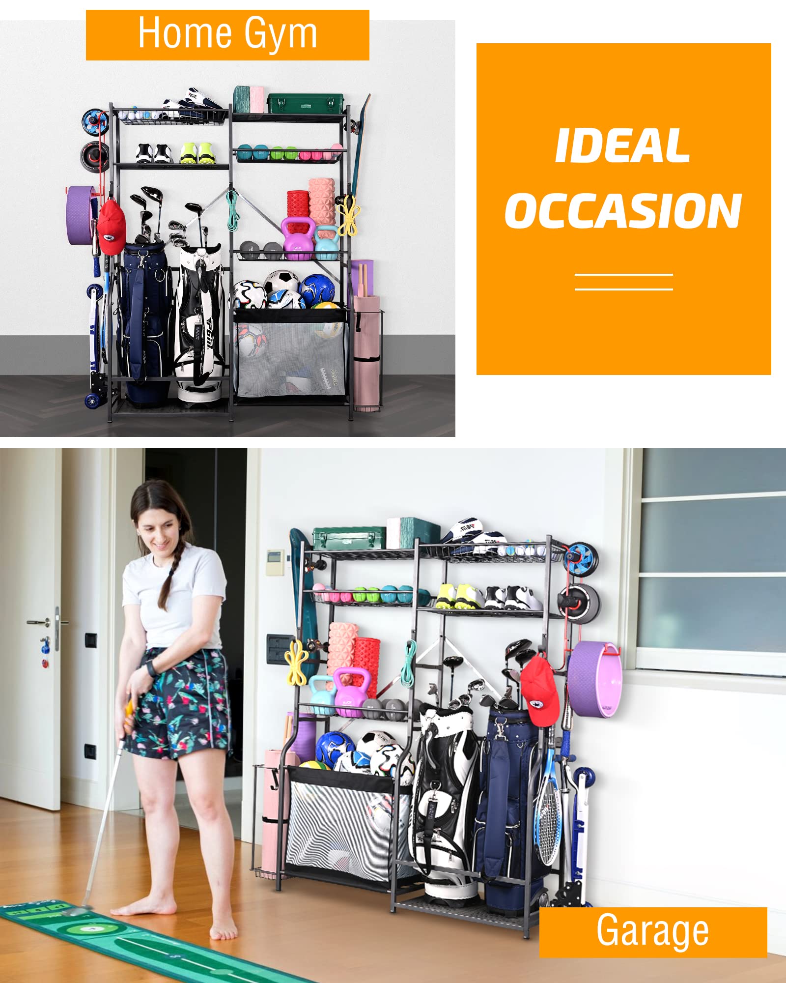 PLKOW storage hooks keep accessories within reach and organized.
