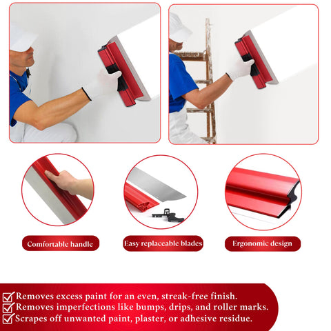 PLONIC 40-inch blade reaches high ceilings with extended pole.