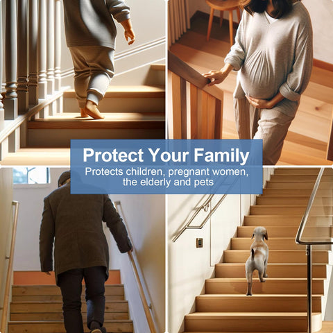 Pluden easy-install stair nose enables quick stair upgrades.