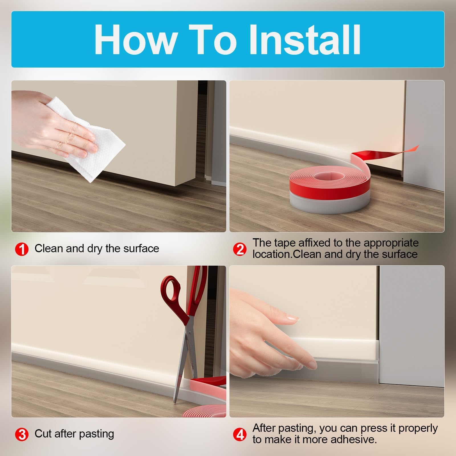 Pluden shower door seal resists moisture to keep bathrooms drier and calmer.