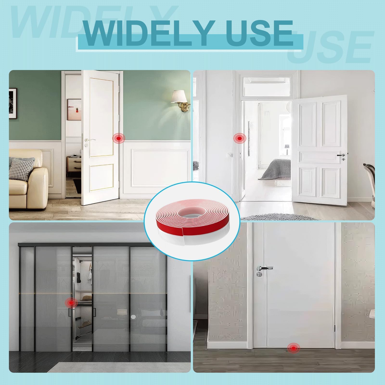 Pluden silicone seal for windows blocks drafts and enhances home comfort.