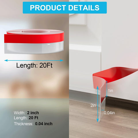 Pluden threshold seal blocks drafts at floor level for cleaner interiors.