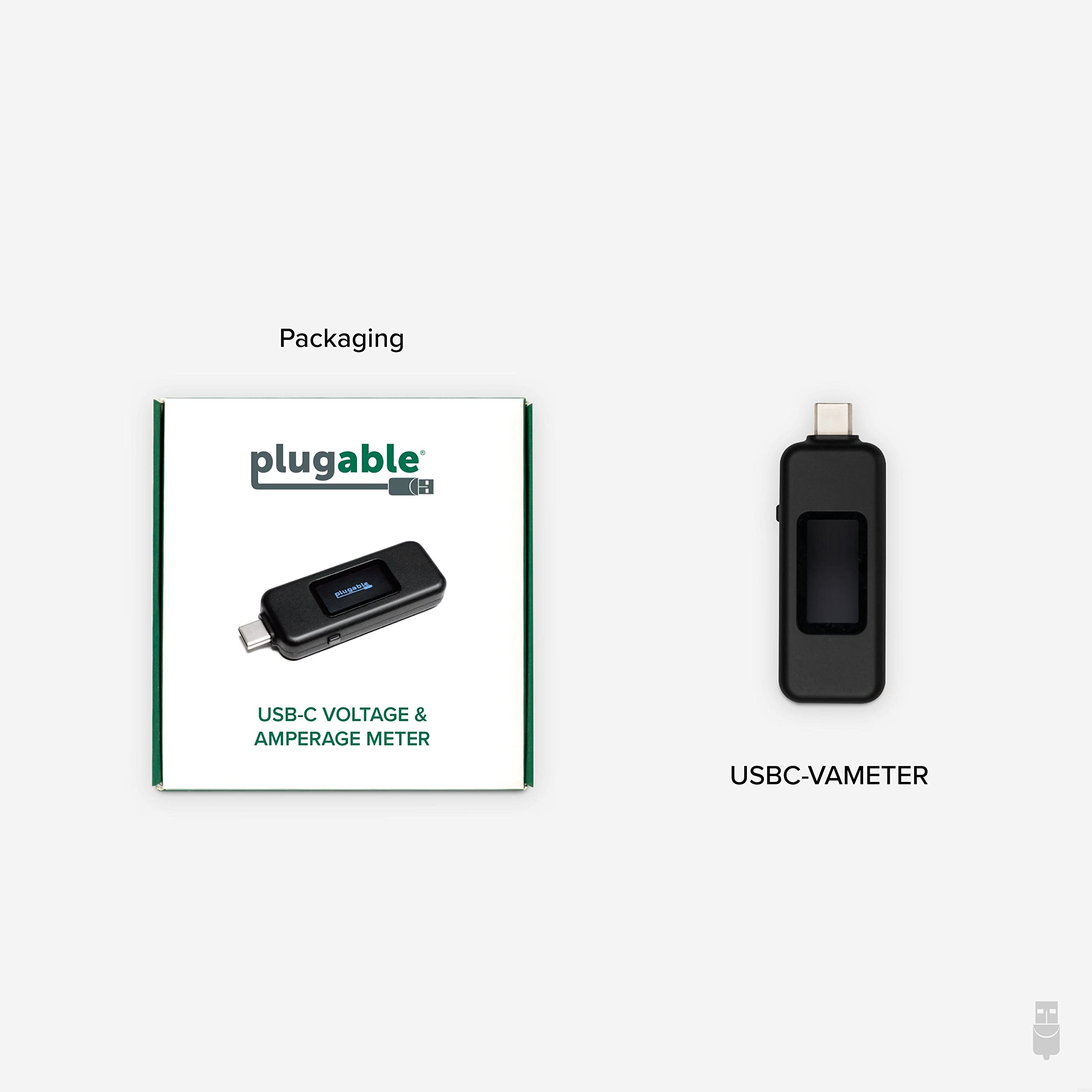 Plugable USB C Power Meter Tester supports Alt Mode video for compatible setups