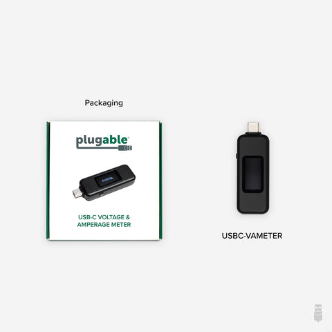 Plugable USB C Power Meter Tester supports Alt Mode video for compatible setups