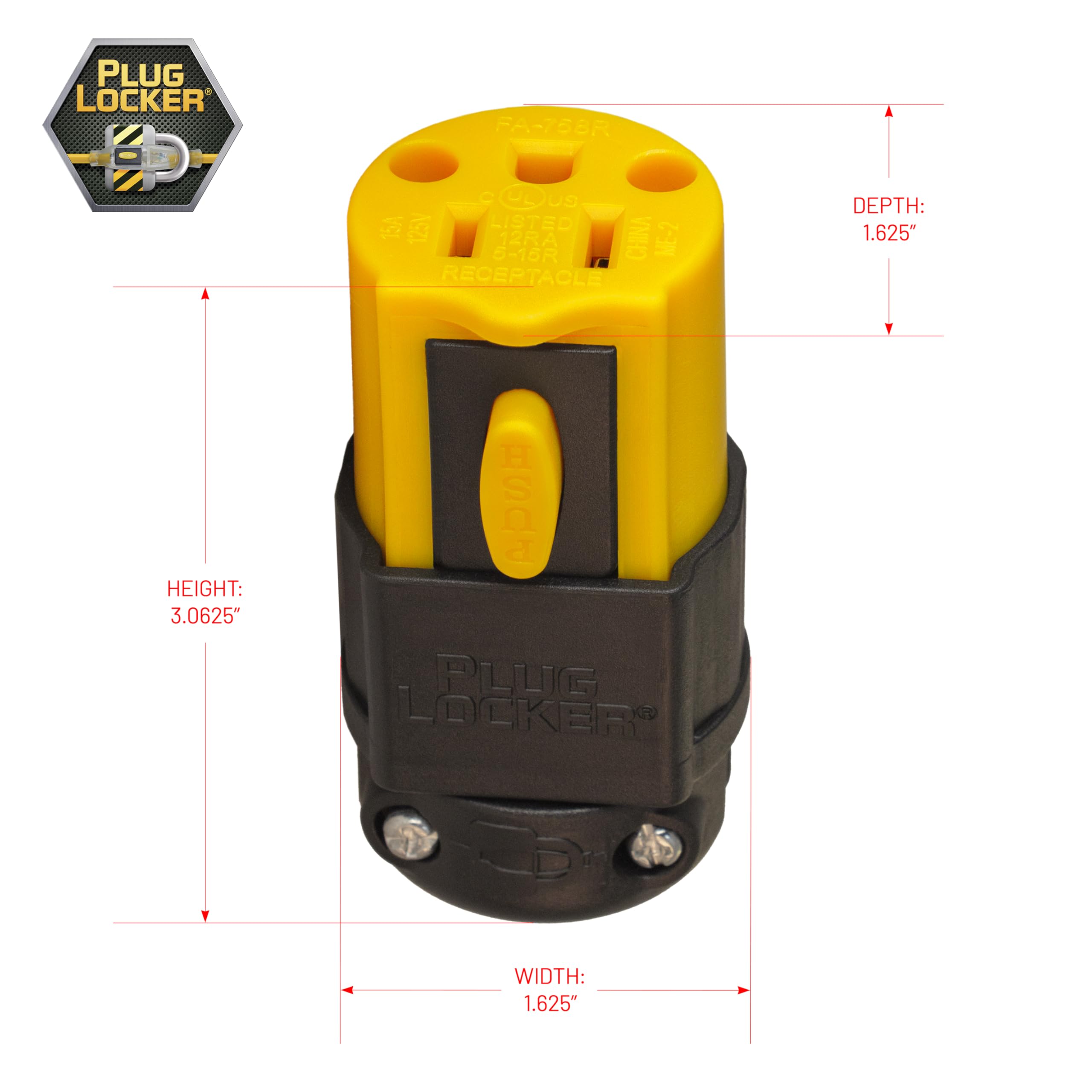PLUGLOCKER installed connector demonstrates easy swap for safer connections