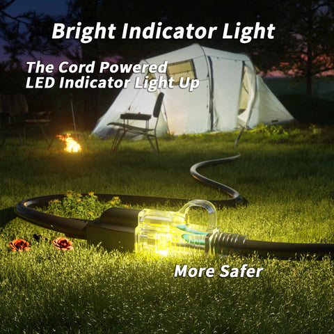 PlugSaf ETL-listed extension cord ensuring outdoor safety and reliability