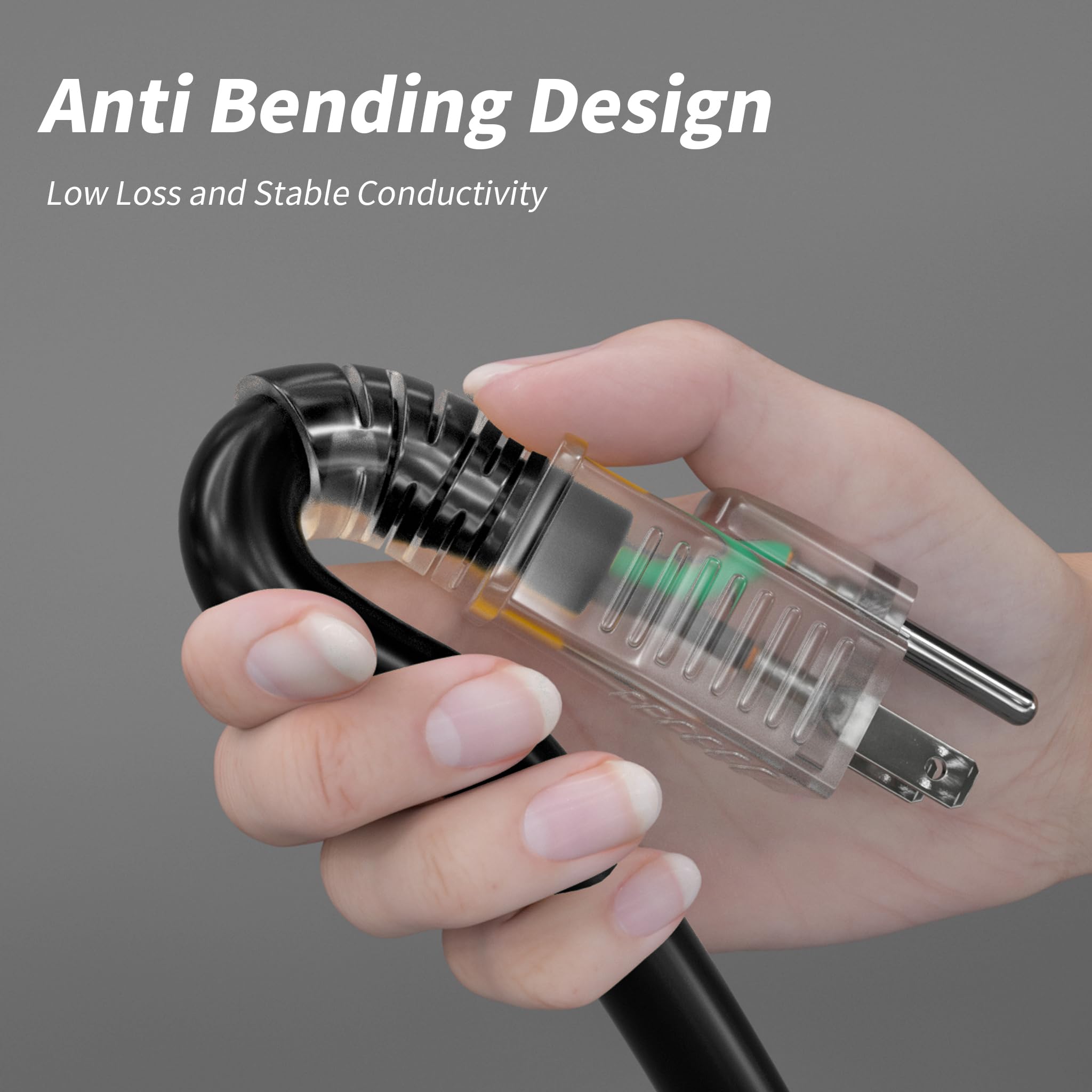 Plugsaf weatherproof extension cord with SJTW jacket withstands harsh outdoor conditions