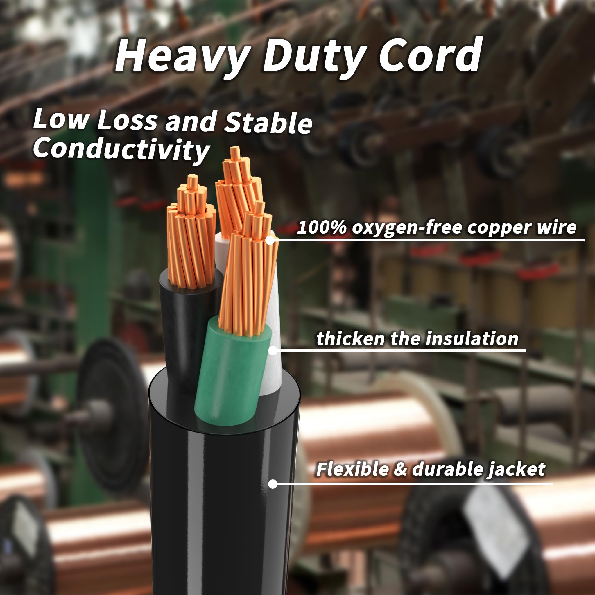 PlugSaf weatherproof IP65 extension cord in wet outdoor conditions