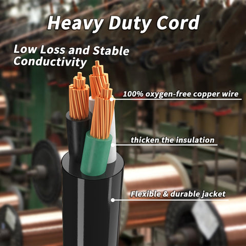 PlugSaf weatherproof IP65 extension cord in wet outdoor conditions
