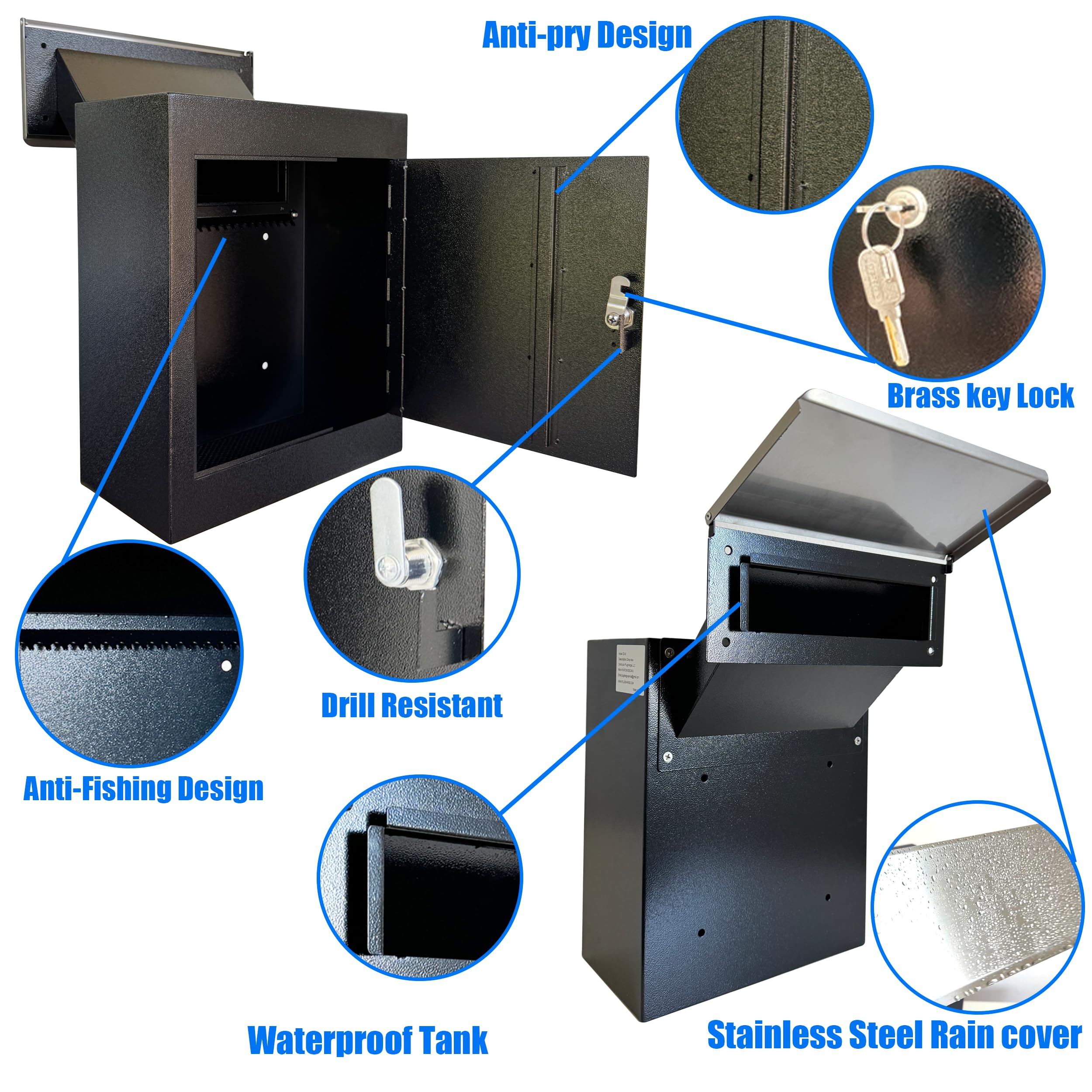 Plugsharge installation hardware kit for fast through-wall mounting