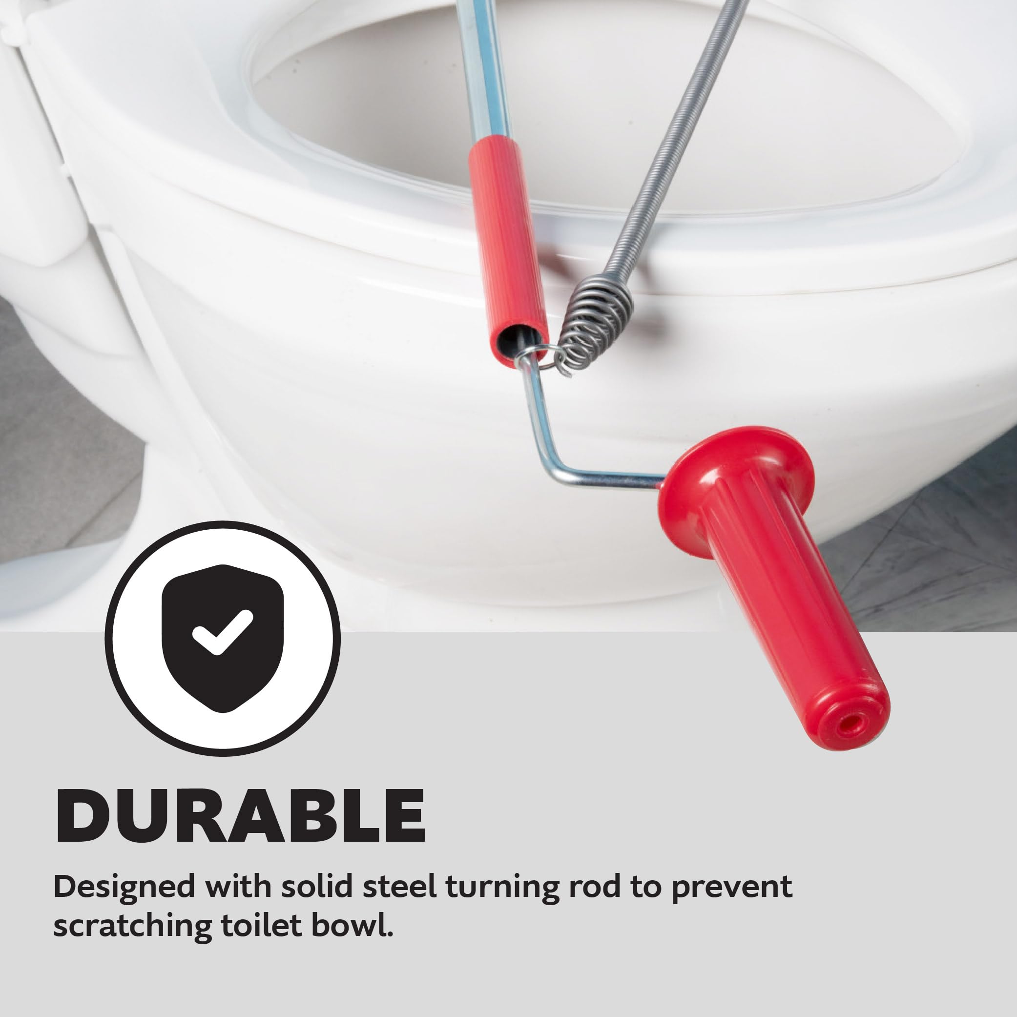 Plumb Craft 7730010 provided with clear instructions for easy DIY unclogging.