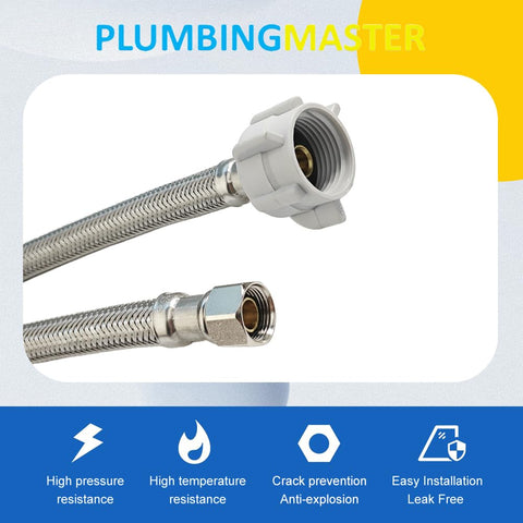 PLUMBINGMASTER 3/8in female compression connection for a secure fit.