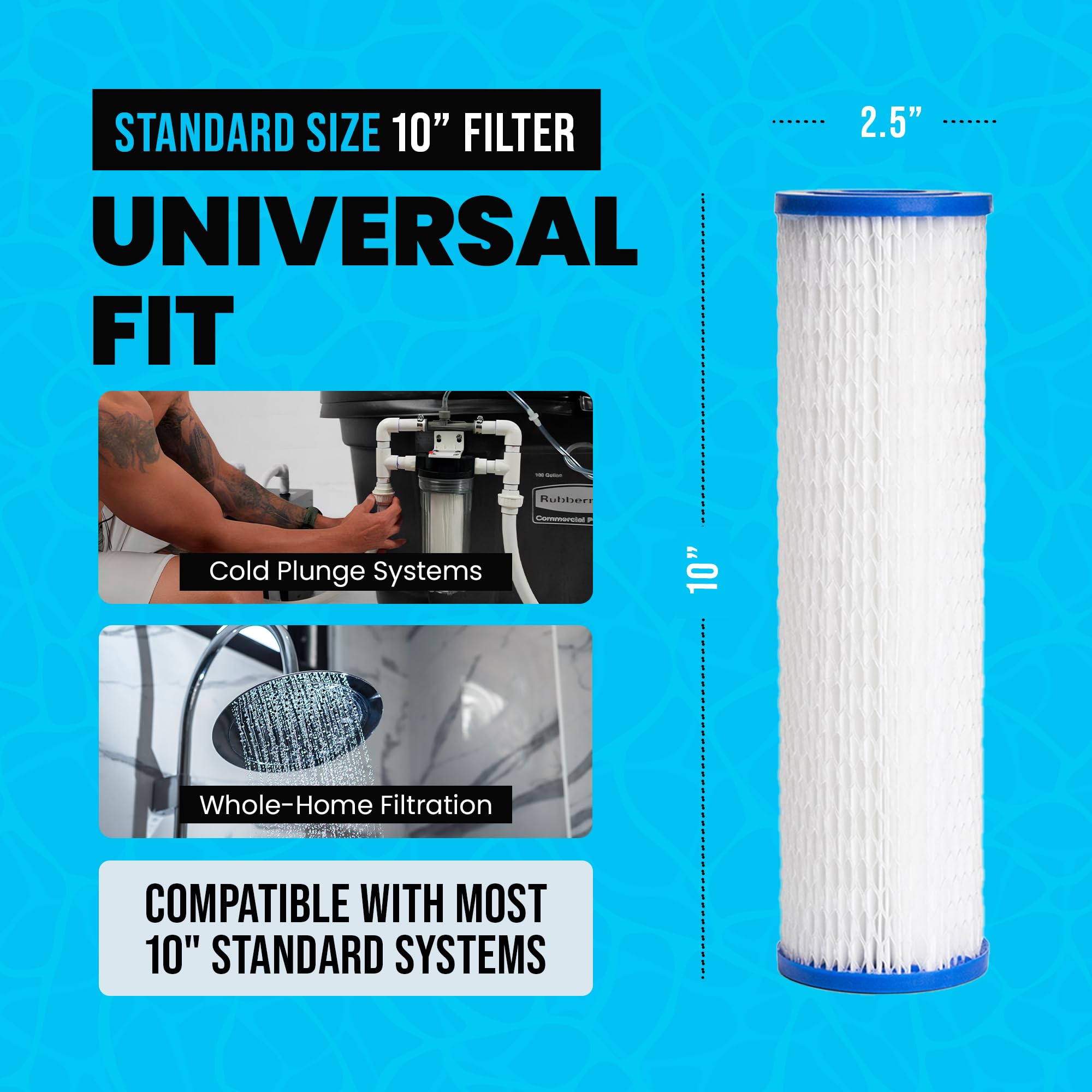 Plunge Crafters pleated filter construction for durability
