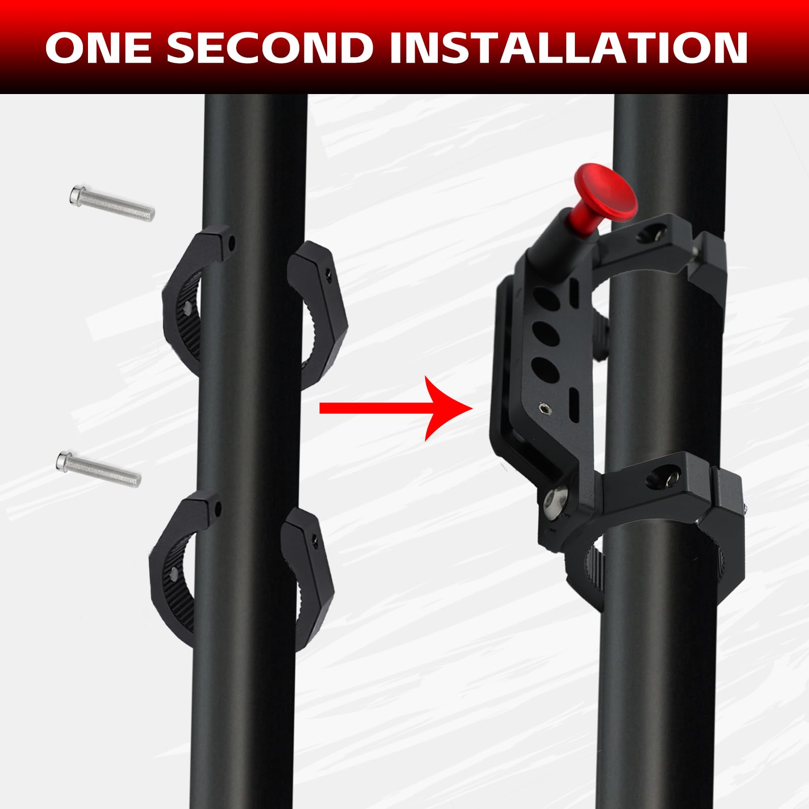 PLUSBEAM stainless steel clamps resist rust for lasting mounting performance.