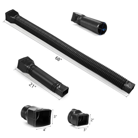 Installed on a downspout protects foundation nearby.