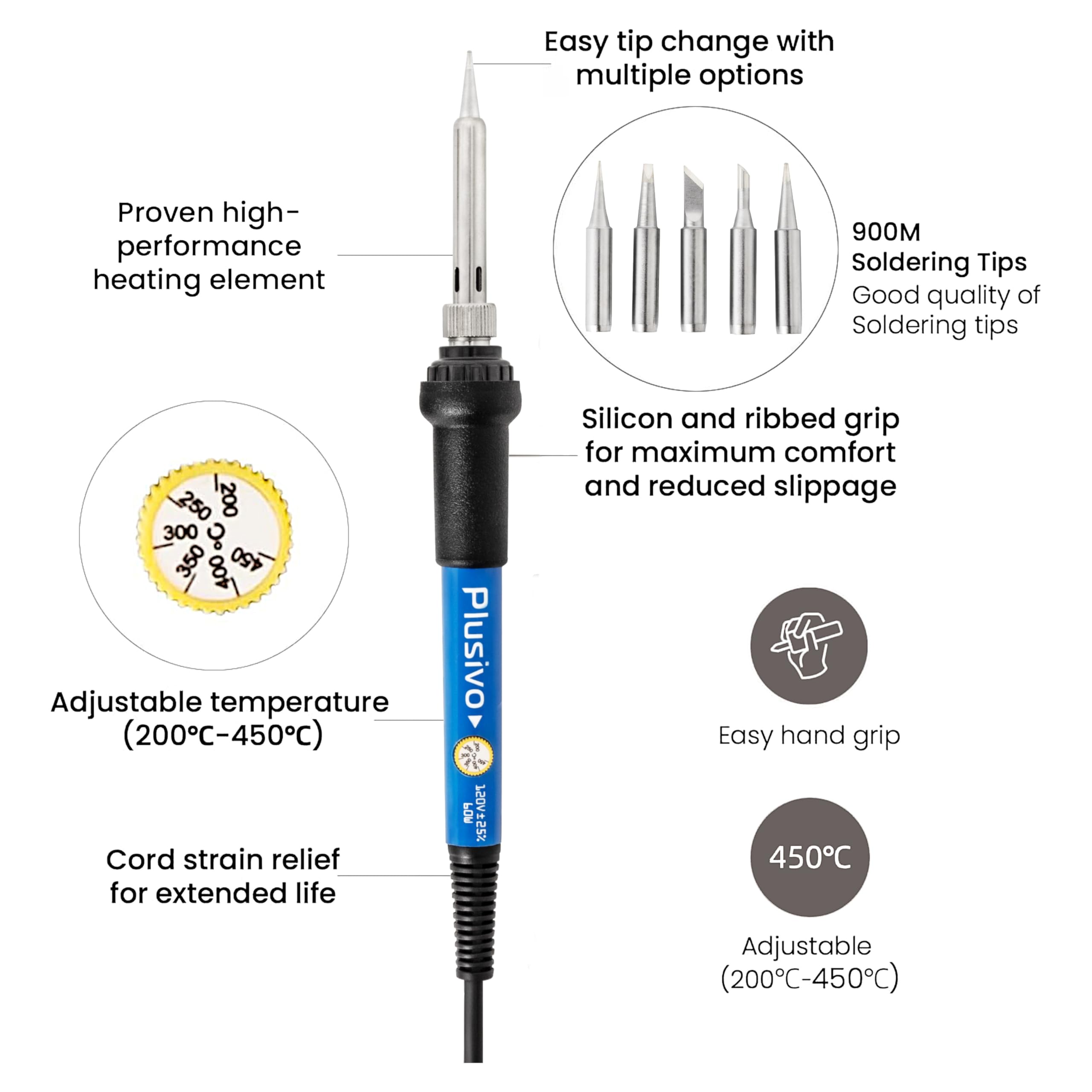 Plusivo desoldering pump helps remove solder safely from boards