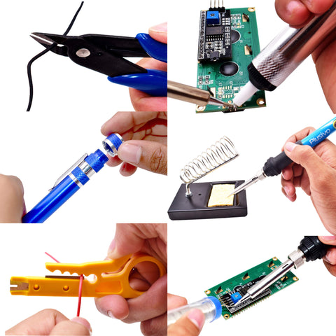 Plusivo electronics repair kit shows versatility for small projects