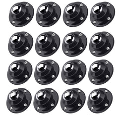 PlusRoc 16-pack 1-inch caster wheels in side view for easy furniture movement.