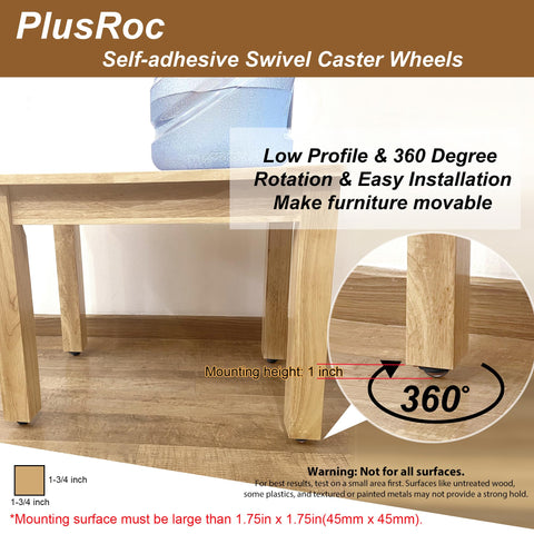Easy installation with adhesive pads or screws for quick upgrades.