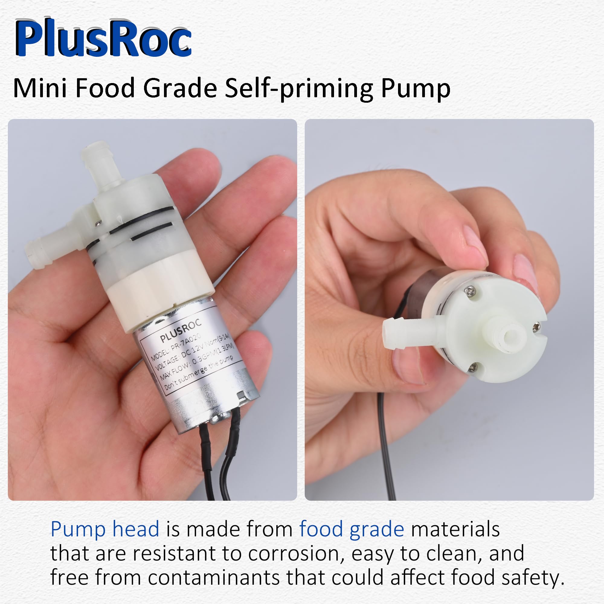 PlusRoc self-priming pump enables easy setup for coffee machines.