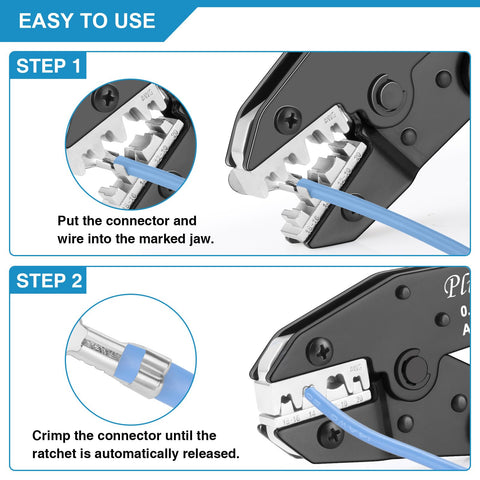 Quick-release lever on Plustool tool allows easy jaw release.