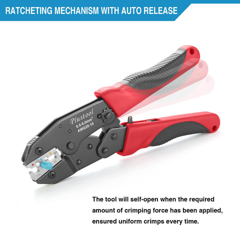 Plustool full-cycle ratcheting crimping tool improves workflow